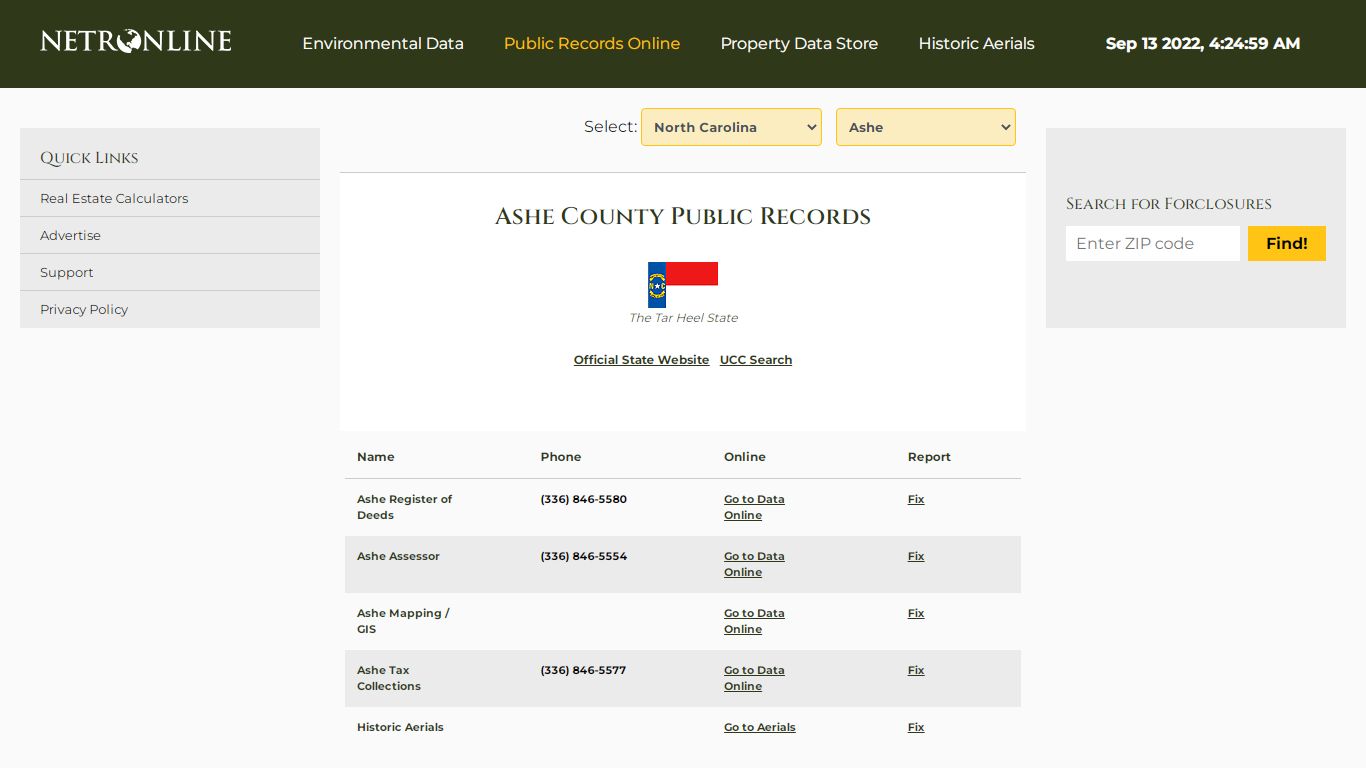 Ashe County Public Records - NETROnline.com